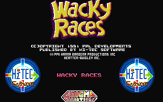 Wacky Races atari screenshot