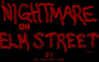 Nightmare on Elmstreet (A) - Part I