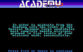 Space School Simulator - Academy (The) atari screenshot