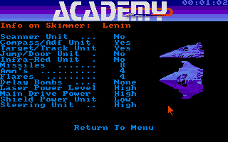 Academy - Tau Ceti II atari screenshot