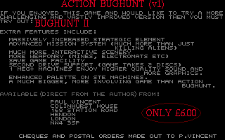 Action Bughunt atari screenshot