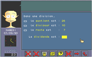 ADI Maths 6ème atari screenshot