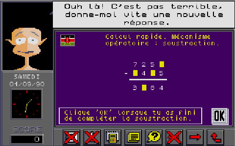 ADI Maths CM1 atari screenshot