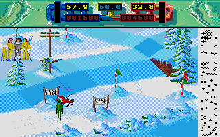 Advanced Ski Simulator atari screenshot