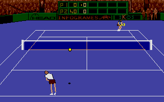 Advantage Tennis atari screenshot