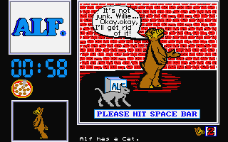 ALF - The First Adventure atari screenshot