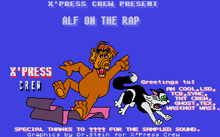 Alf on the Rap atari screenshot