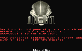 Alien Blast atari screenshot