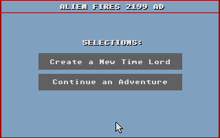 Alien Fires 2199 AD atari screenshot