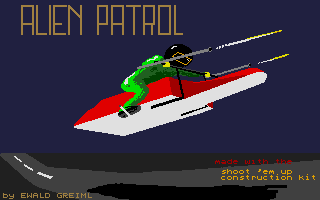 Alien Patrol atari screenshot
