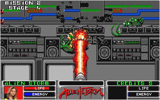 Alien Storm atari screenshot