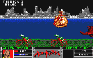 Alien Storm atari screenshot