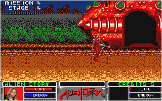 Alien Storm atari screenshot