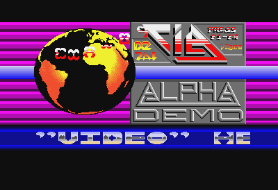 Alpha Demo atari screenshot