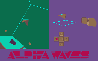 Alpha Waves atari screenshot