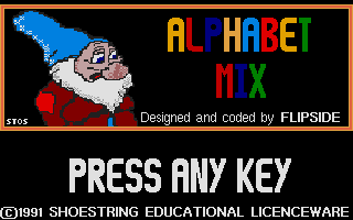 Alphabet Mix atari screenshot