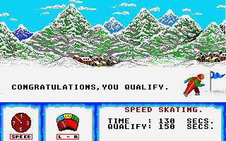 Alpine Games atari screenshot