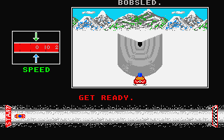 Alpine Games atari screenshot