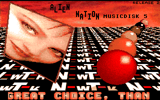 Alien Nation Music Disk 5 atari screenshot