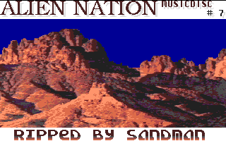 Alien Nation Music Disk 7 atari screenshot