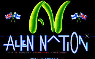 Alien Nation Music Disk 9 atari screenshot