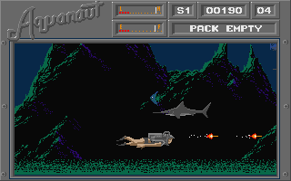 Aquanaut atari screenshot