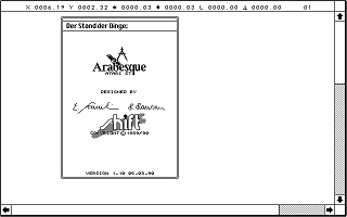 Arabesque atari screenshot