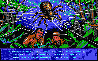 Arachnophobie atari screenshot