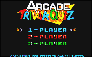 Arcade Trivia Quiz atari screenshot