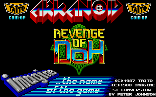 Arkanoid - Revenge of Doh atari screenshot