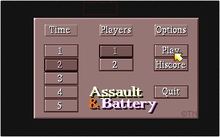 Assault and Battery atari screenshot