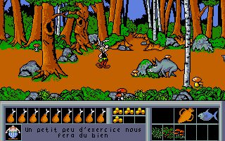Astérix et le Coup du Menhir atari screenshot