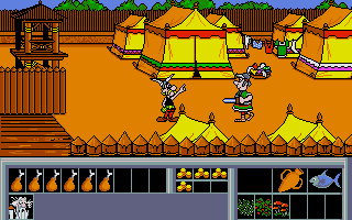 Astérix et le Coup du Menhir atari screenshot