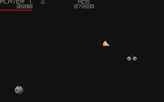 Asteroids Deluxe atari screenshot