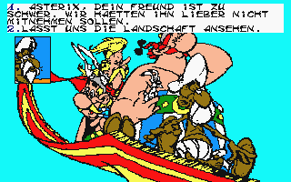 Astérix im Morgenland atari screenshot