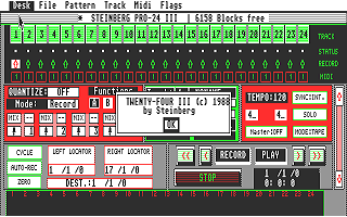 Atari 1040STe Music Master atari screenshot