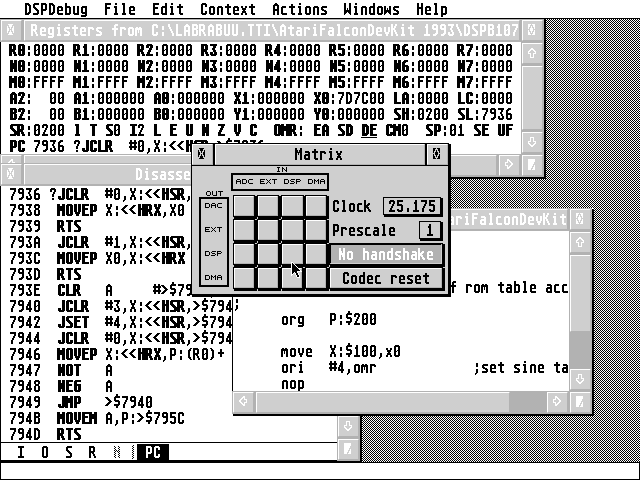 Atari Falcon030 Toolkit atari screenshot