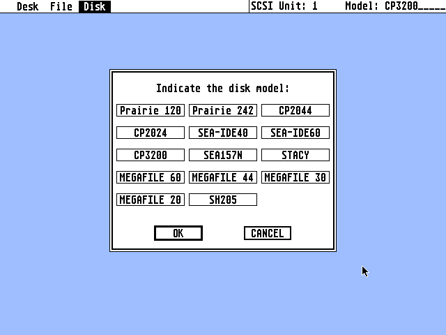 Atari Hard Disk Driver (AHDI) atari screenshot