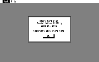 Atari SH Boot Disk atari screenshot