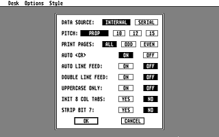 Atari SLM 804 Printer Emulator atari screenshot