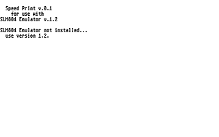Atari SLM 804 Printer Emulator atari screenshot