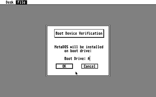 Atari ST MetaDOS Developer's Kit atari screenshot