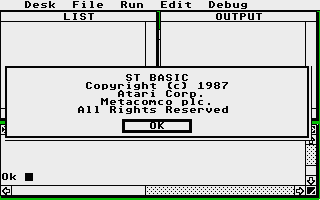 Atari STe Language Disk Rev. A atari screenshot