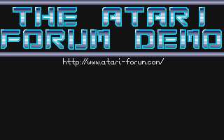 Atari Forum Demo atari screenshot