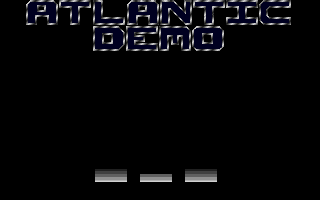 Atlantic Demo atari screenshot
