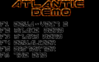 Atlantic Demo atari screenshot