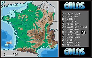 Atlas France atari screenshot