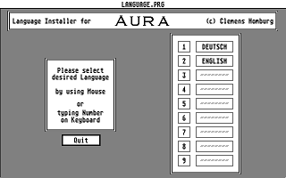 Aura atari screenshot