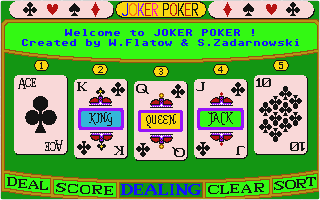 Aussie Joker Poker atari screenshot