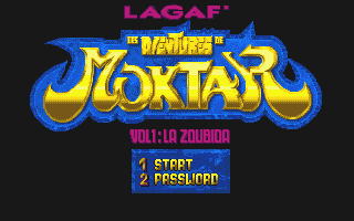 Aventures de Moktar (Les) - Vol. 1, La Zoubida atari screenshot